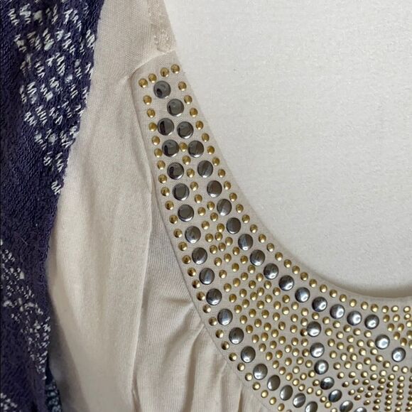 Women’s 2 in 1 ruffle tank with sweater Size M - Picture 6 of 9